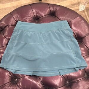 Lululemon Pace Tennis Skirt- Teal Size 6